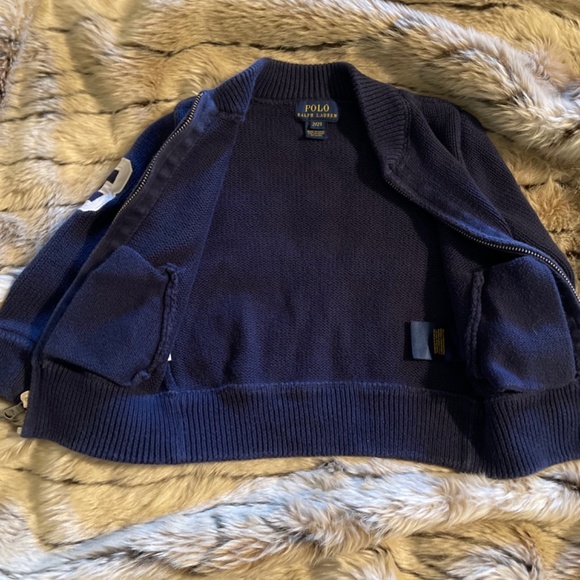 Toddler 2T Blue Polo by Ralph Lauren Jacket with Zipper - Picture 2 of 4